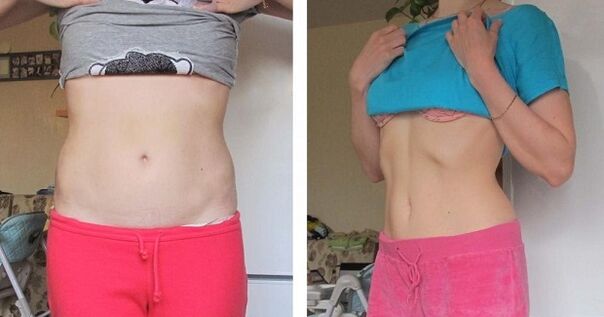 Antes e depois da dieta japonesa